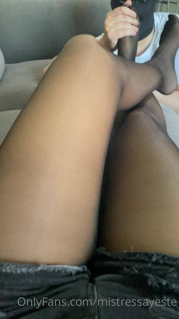 Your reward is smelling my pantyhose